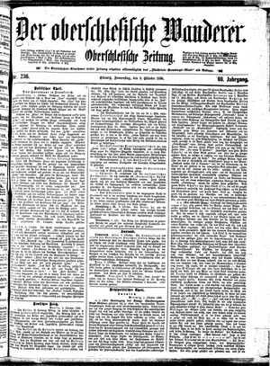 Der Oberschlesische Wanderer on Oct 8, 1896
