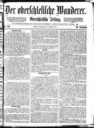Der Oberschlesische Wanderer vom 10.10.1896