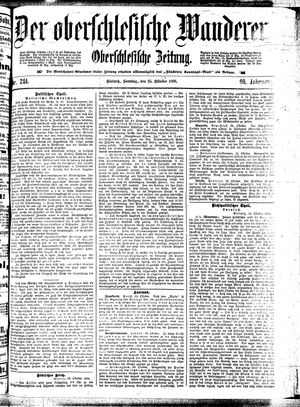 Der Oberschlesische Wanderer vom 25.10.1896