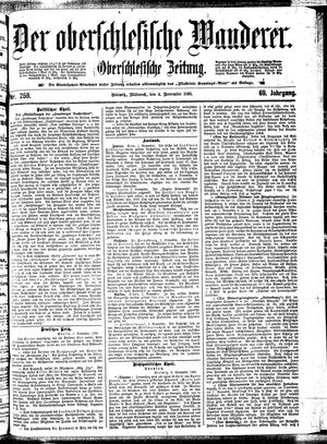 Der Oberschlesische Wanderer vom 04.11.1896