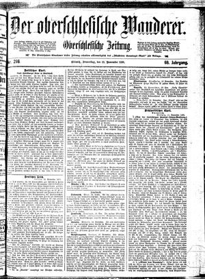 Der Oberschlesische Wanderer vom 12.11.1896