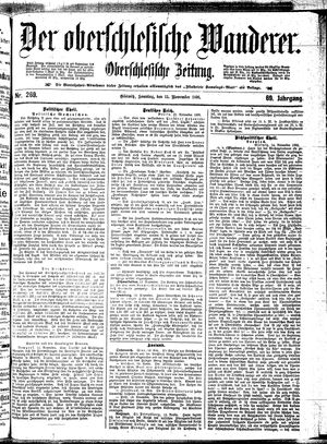 Der Oberschlesische Wanderer vom 15.11.1896