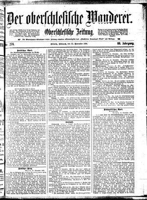 Der Oberschlesische Wanderer vom 25.11.1896