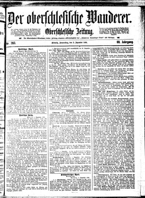Der Oberschlesische Wanderer vom 03.12.1896