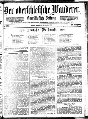 Der Oberschlesische Wanderer vom 25.12.1896
