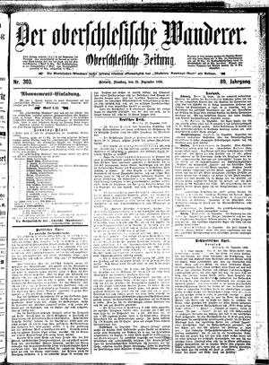 Der Oberschlesische Wanderer vom 29.12.1896