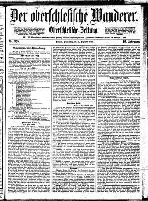 Der Oberschlesische Wanderer vom 31.12.1896