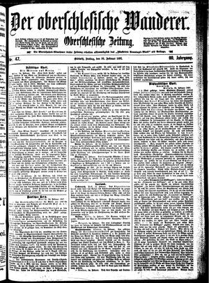 Der Oberschlesische Wanderer on Feb 26, 1897