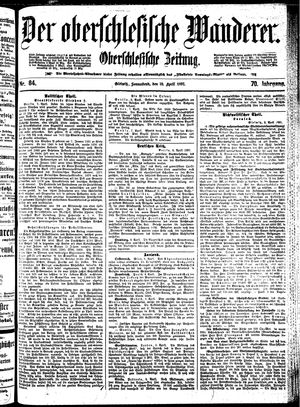Der Oberschlesische Wanderer on Apr 10, 1897