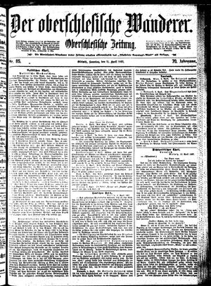 Der Oberschlesische Wanderer vom 11.04.1897