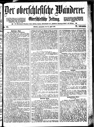 Der Oberschlesische Wanderer on Apr 24, 1897