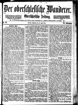 Der Oberschlesische Wanderer on Apr 28, 1897