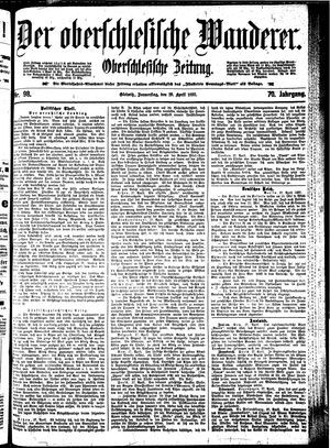 Der Oberschlesische Wanderer on Apr 29, 1897