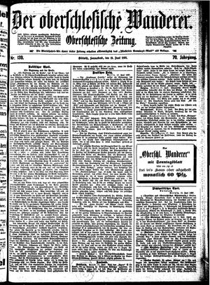 Der Oberschlesische Wanderer vom 19.06.1897