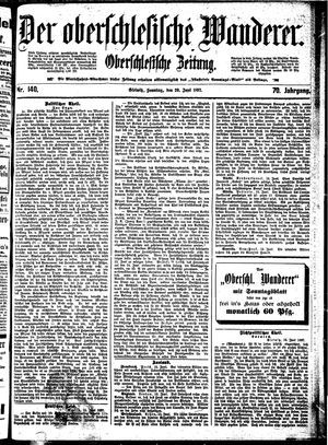 Der Oberschlesische Wanderer vom 20.06.1897