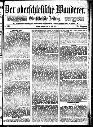 Der Oberschlesische Wanderer vom 22.06.1897