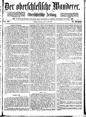 Der Oberschlesische Wanderer vom 11.07.1897