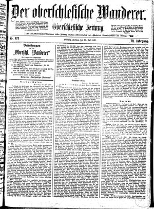 Der Oberschlesische Wanderer on Jul 30, 1897