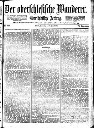 Der Oberschlesische Wanderer on Aug 12, 1897