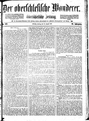 Der Oberschlesische Wanderer vom 13.08.1897