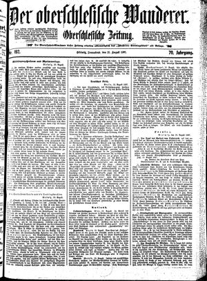 Der Oberschlesische Wanderer vom 21.08.1897