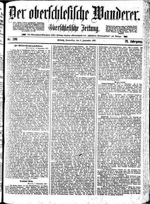Der Oberschlesische Wanderer on Sep 9, 1897
