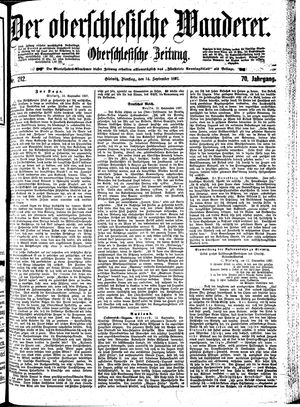 Der Oberschlesische Wanderer vom 14.09.1897