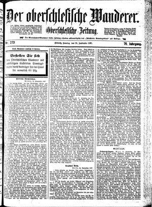 Der Oberschlesische Wanderer vom 26.09.1897