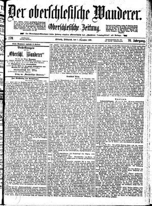 Der Oberschlesische Wanderer vom 01.12.1897