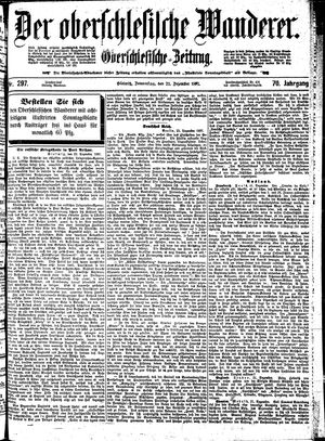 Der Oberschlesische Wanderer on Dec 23, 1897