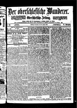 Der Oberschlesische Wanderer vom 29.01.1898