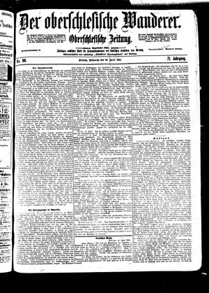 Der Oberschlesische Wanderer vom 20.04.1898