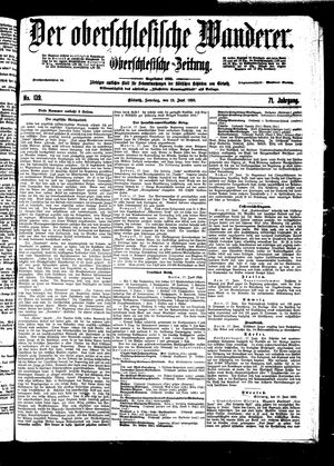 Der Oberschlesische Wanderer vom 19.06.1898