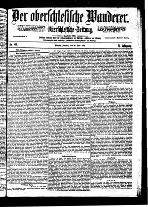 Der Oberschlesische Wanderer on Jun 26, 1898