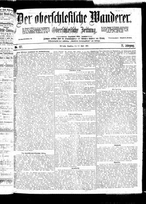 Der Oberschlesische Wanderer vom 12.07.1898