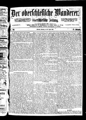 Der Oberschlesische Wanderer vom 26.07.1898