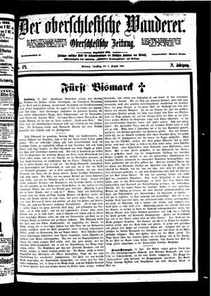 Der Oberschlesische Wanderer vom 02.08.1898