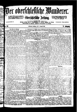 Der Oberschlesische Wanderer vom 16.08.1898
