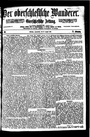 Der Oberschlesische Wanderer on Aug 20, 1898