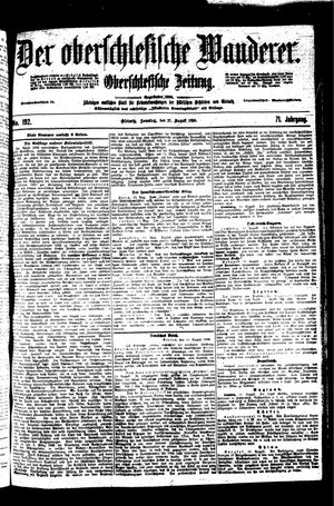 Der Oberschlesische Wanderer vom 21.08.1898