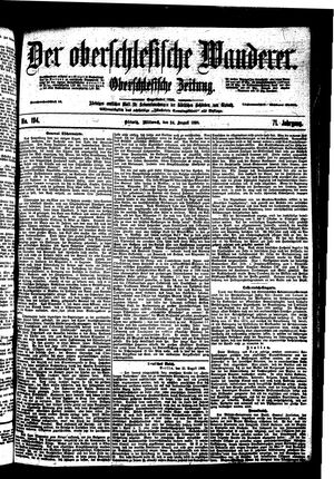Der Oberschlesische Wanderer on Aug 24, 1898
