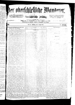 Der Oberschlesische Wanderer on Aug 30, 1898