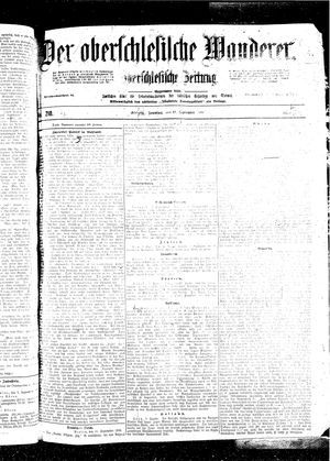 Der Oberschlesische Wanderer on Sep 11, 1898