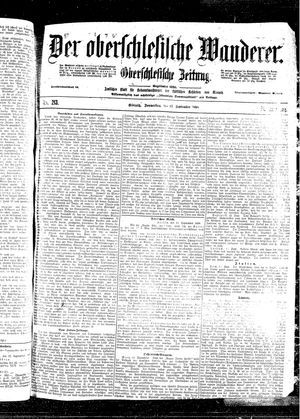 Der Oberschlesische Wanderer vom 15.09.1898