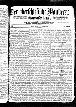 Der Oberschlesische Wanderer vom 16.09.1898