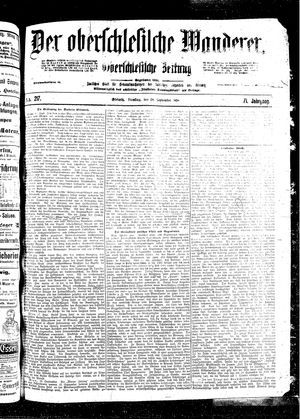Der Oberschlesische Wanderer vom 20.09.1898