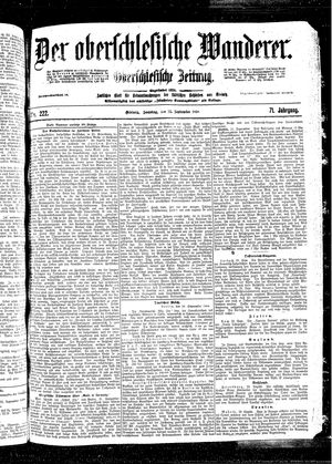 Der Oberschlesische Wanderer vom 25.09.1898