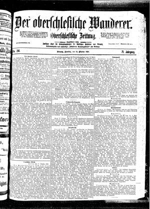 Der Oberschlesische Wanderer vom 18.10.1898