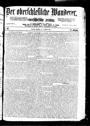 Der Oberschlesische Wanderer on Oct 25, 1898