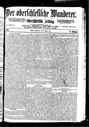 Der Oberschlesische Wanderer on Oct 27, 1898